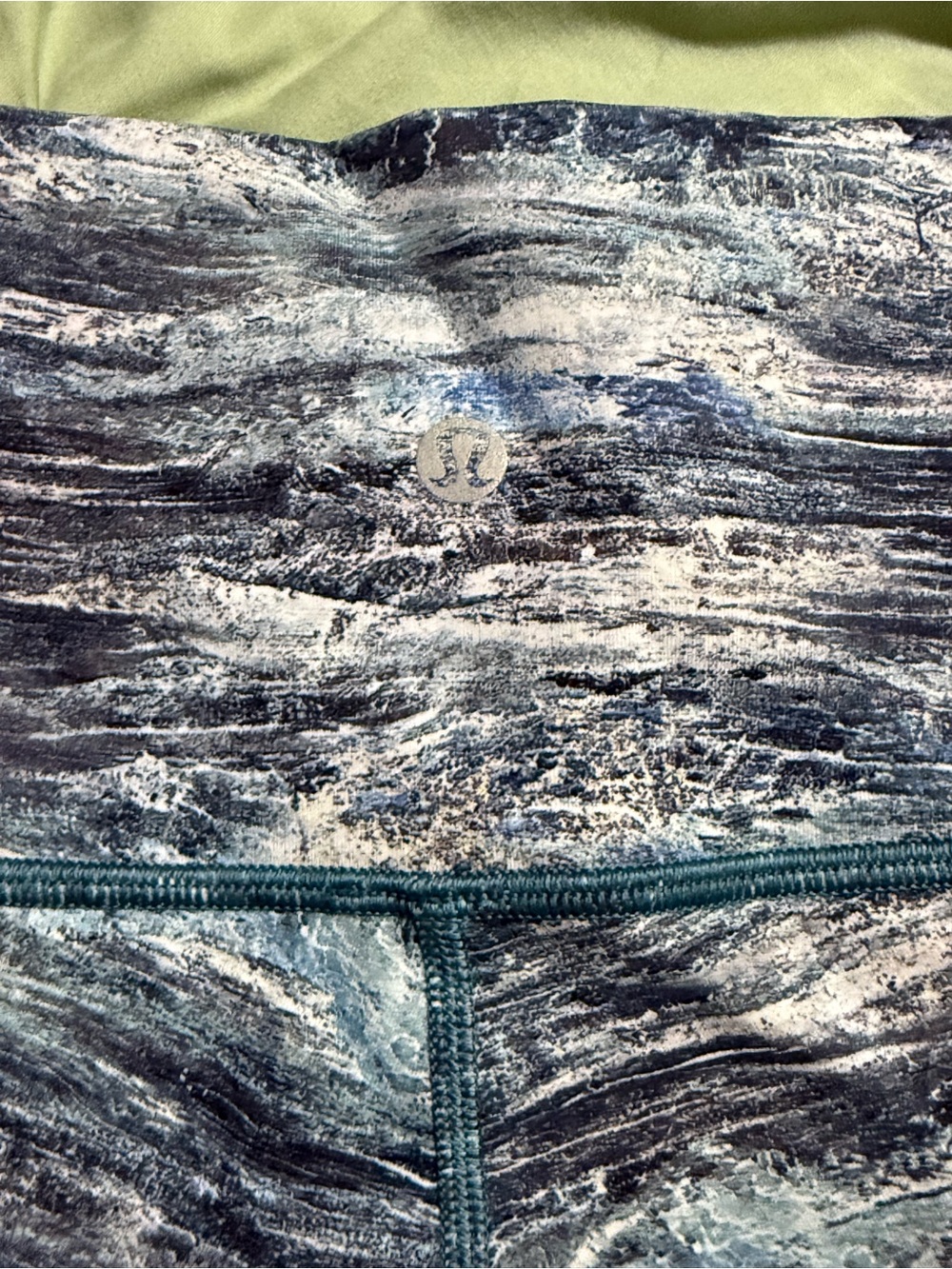 Lululemon Marble-Print Leggings — Blue/Gray - Picture 2 of 4